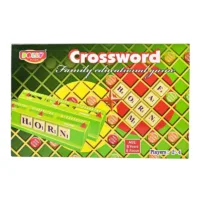 Zubblo Crossword Board Game – English Word Puzzle Game with 100 Letter Tiles | Vocabulary Builder & Educational Wordcraft Game | Fun Learning Toy for Kids & Adults | Upto 4 Players