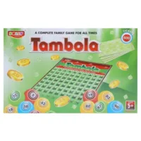Zubblo Tambola Board Game Set – Includes 1-90 Number Tile Board & 48 Reusable Tickets | Family Size Housie Game for Kids, Adults, Kitty Party & Indoor Fun