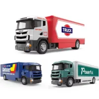 Zubblo Die-Cast Container Transport Truck Model, Car Team Advanced Speed